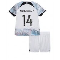 Liverpool Jordan Henderson #14 Fotballklær Bortedraktsett Barn 2022-23 Kortermet (+ korte bukser)